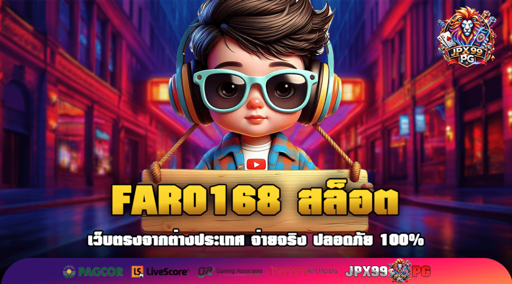 FARO168 สล็อต เว็บตรงคุณภาพ คัดเกรดเกมระดับพรีเมี่ยมทุกเกม